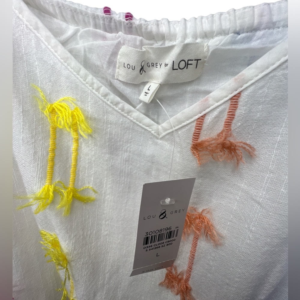 B9 NWT Lou & Grey LOFT Multicolor Strap Sun Dress - Picture 4 of 5